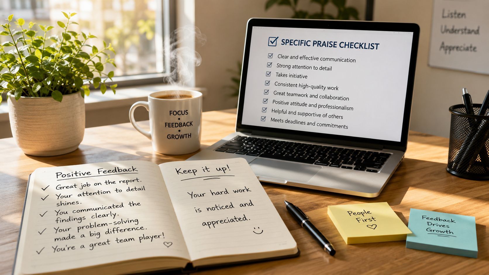 30 Positive Feedback Examples for Managers: Specific Phrases for Common Workplace Situations