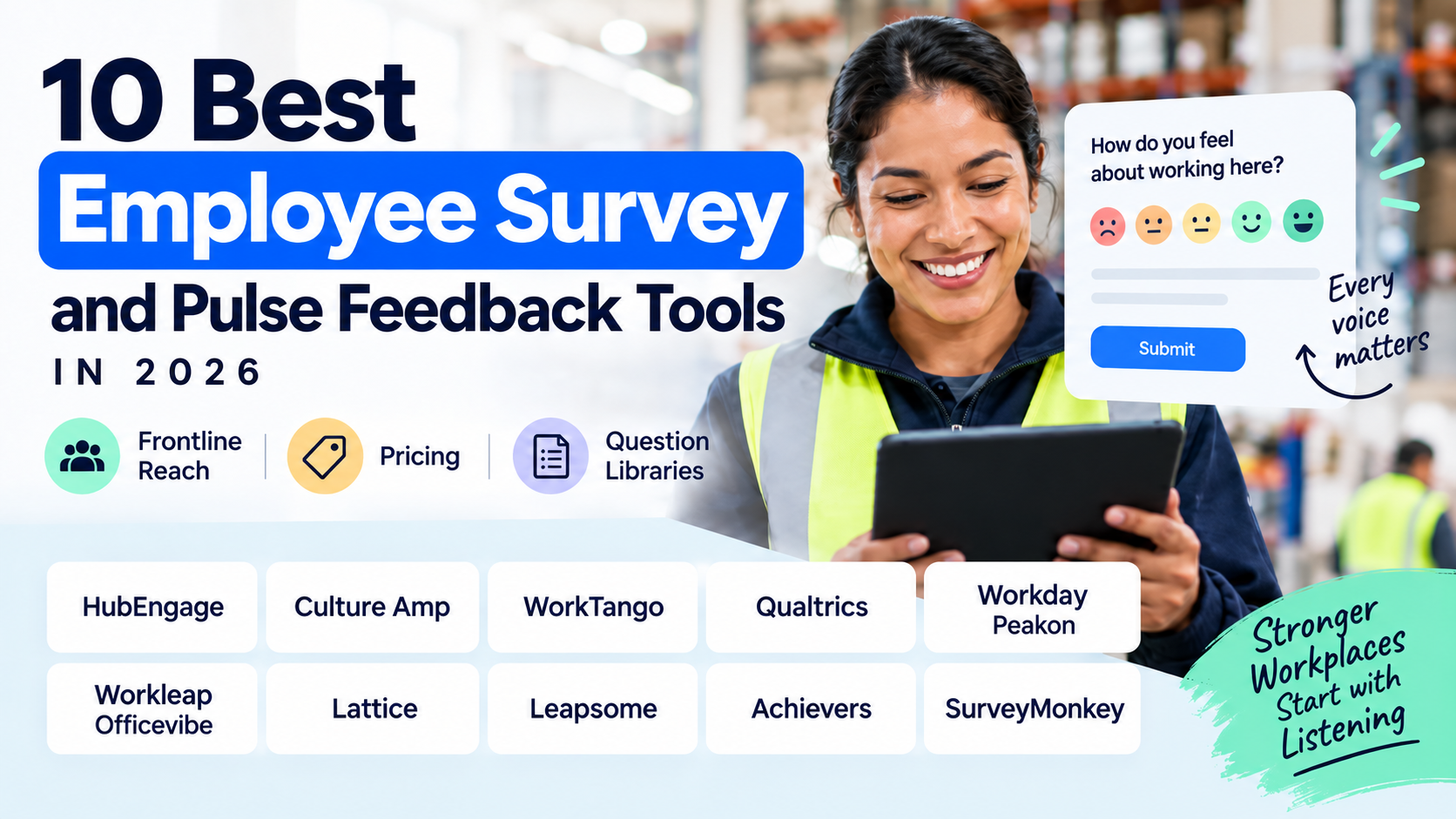 10 Best Employee Survey and Pulse Feedback Tools in 2026