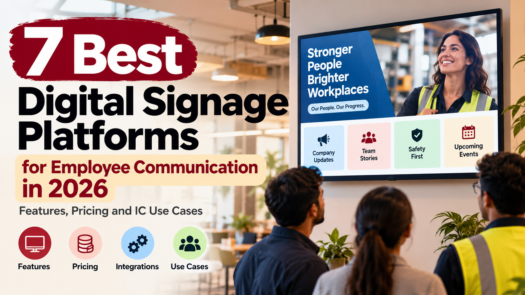 Best Digital Signage Platforms for Employee Communication in 2026