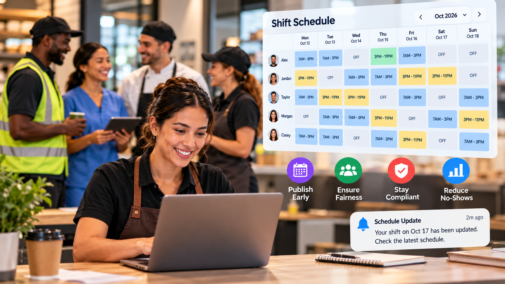 What Should a Shift Scheduling Policy Include?