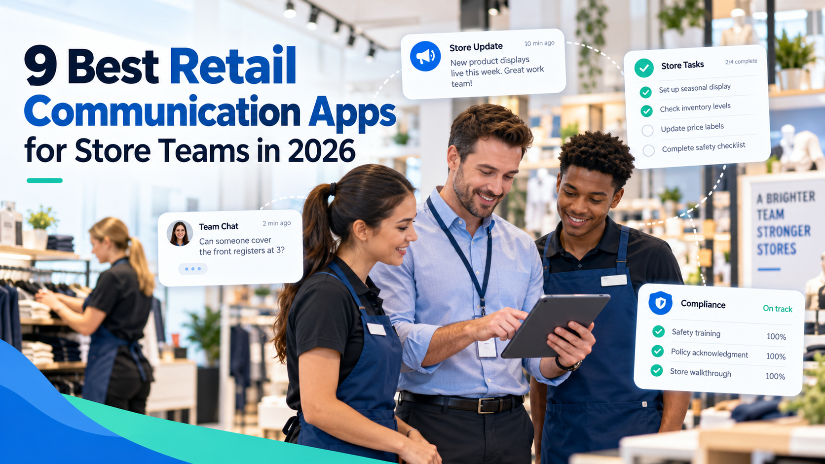 Retail Team Communication Apps Banner